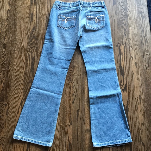 Kenzie jeans with sequin pockets, size 8 - Picture 2 of 3